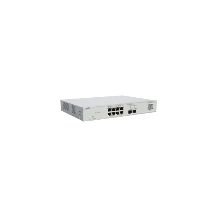 Switch Multi-Gigabit PoE+ Capa 2 con 8 Puertos 2.5G PoE+ hasta 240W y 2 Uplink SFP+ 10G ,Administrable Cloud, Diseñado