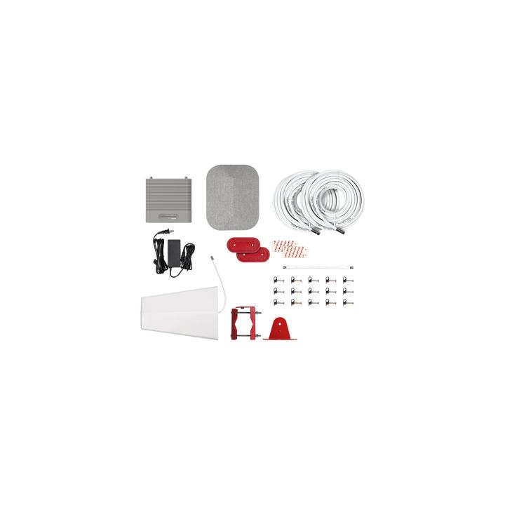 KIT Amplificador de Señal Celular, HOME MULTIROOM | Mejora la Señal Celular de todos los Operadores | Cubre áreas de