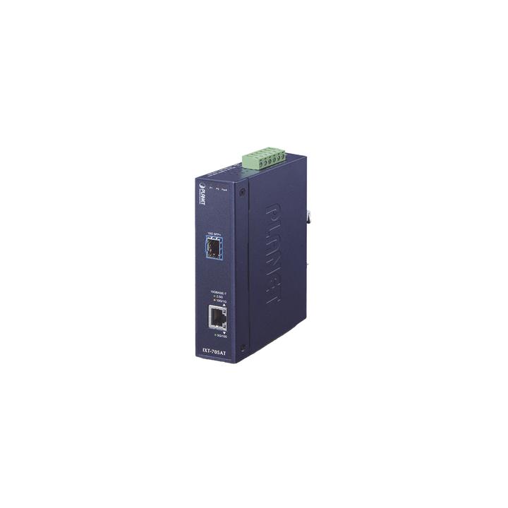 Convertidor de Medios Industrial Ethernet RJ45 10G/5G/2.5G/1G/100M a SFP+ 10GBASE-X