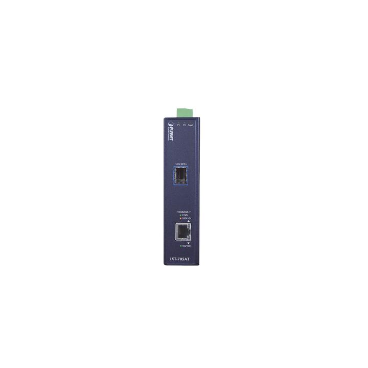 Convertidor de Medios Industrial Ethernet RJ45 10G/5G/2.5G/1G/100M a SFP+ 10GBASE-X