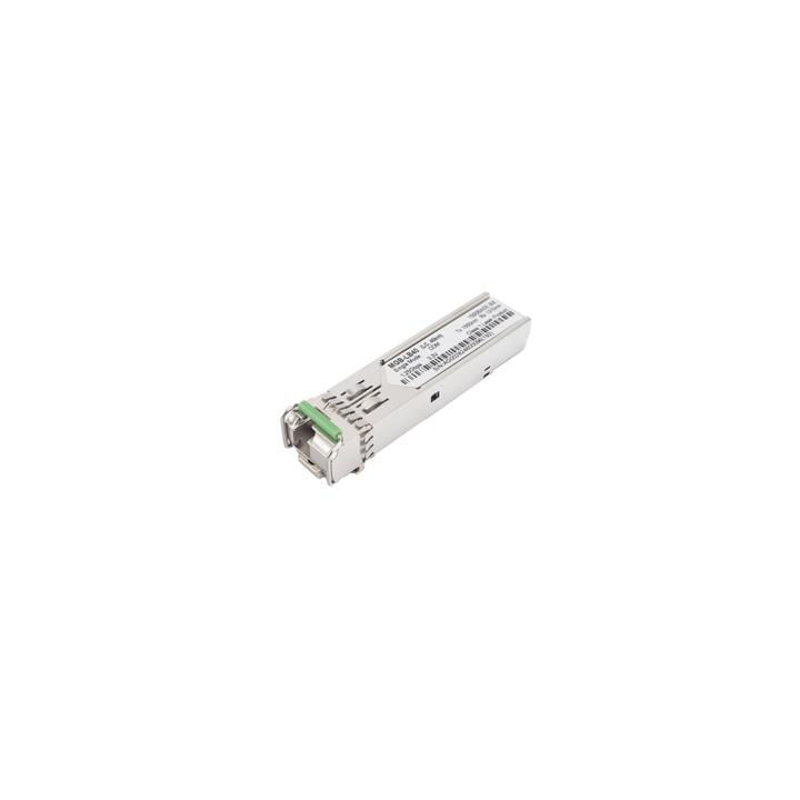 Transceptor mini-Gbic SFP 1G LC TX:1550nm RX:1310 para fibra Mono Modo 40 Km WDM, Requiere MGB-LA40