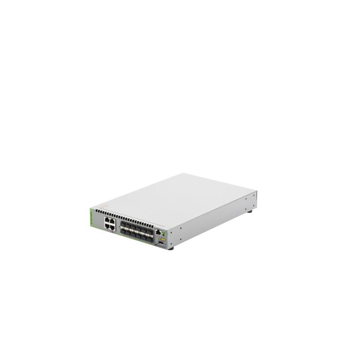 Switch Capa 3 Stackeable 10 Gigabit , 12 puertos SFP/SFP+ 10G y 4 puertos 100/1000/10G Base-T (RJ-45)