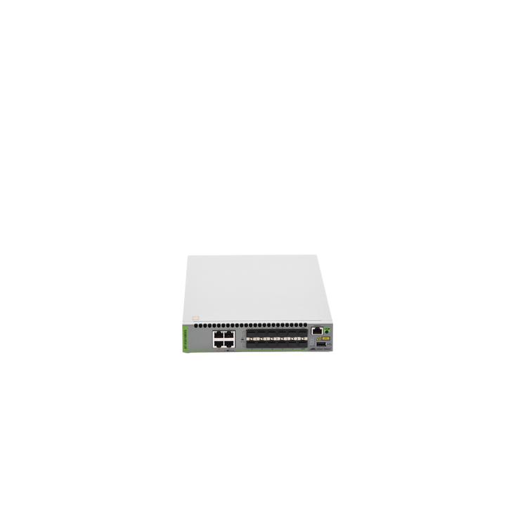 Switch Capa 3 Stackeable 10 Gigabit , 12 puertos SFP/SFP+ 10G y 4 puertos 100/1000/10G Base-T (RJ-45)