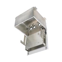 Gabinete PanZone Premium, de Montaje en Techo, Con 2 UR Para Equipo Activo y 6 UR Para Paneles de Parcheo, Fabricado en