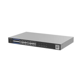 e-Lighten OLT / Switch Hibrido, Capa 3 con 8 Puertos PON 1G, 16  Puertos Ethernet 1G y 4 Puertos SFP+ 10G, perfecto
