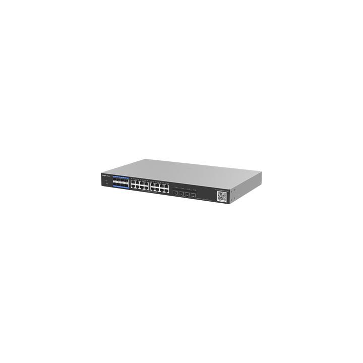 e-Lighten OLT / Switch Hibrido, Capa 3 con 8 Puertos PON 1G, 16  Puertos Ethernet 1G y 4 Puertos SFP+ 10G, perfecto