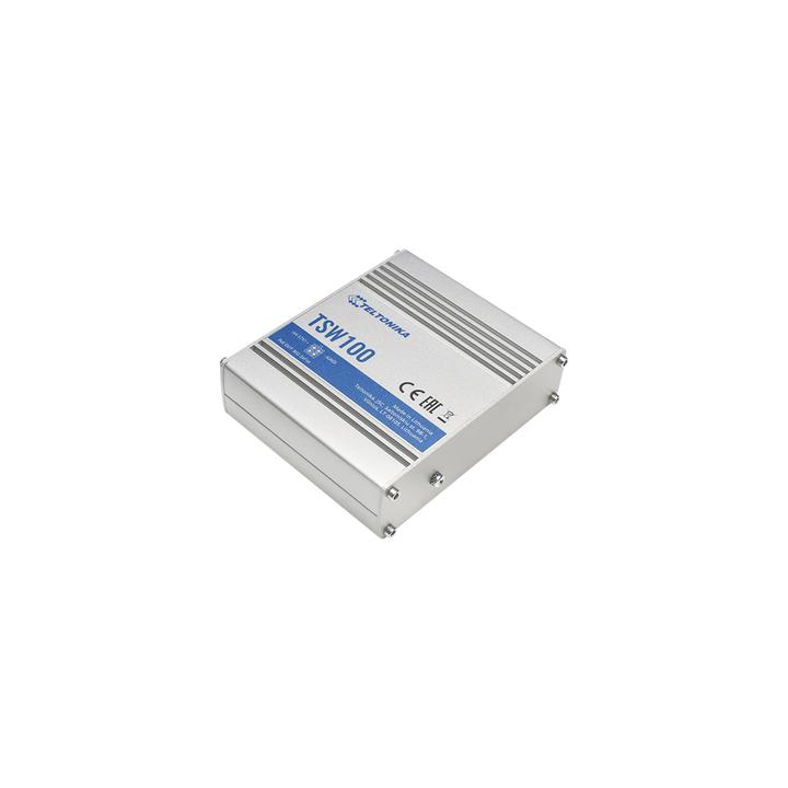 Switch Industrial No-Administrable 5 puertos Gigabit, PoE en 4 puertos 802.3af/at (120W)