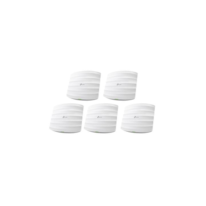 Kit de 5 Puntos de Accesso Omada doble banda 802.11ac, MU-MIMO, PoE af y PoE Pasivo, soporta hasta 100 clientes, hasta