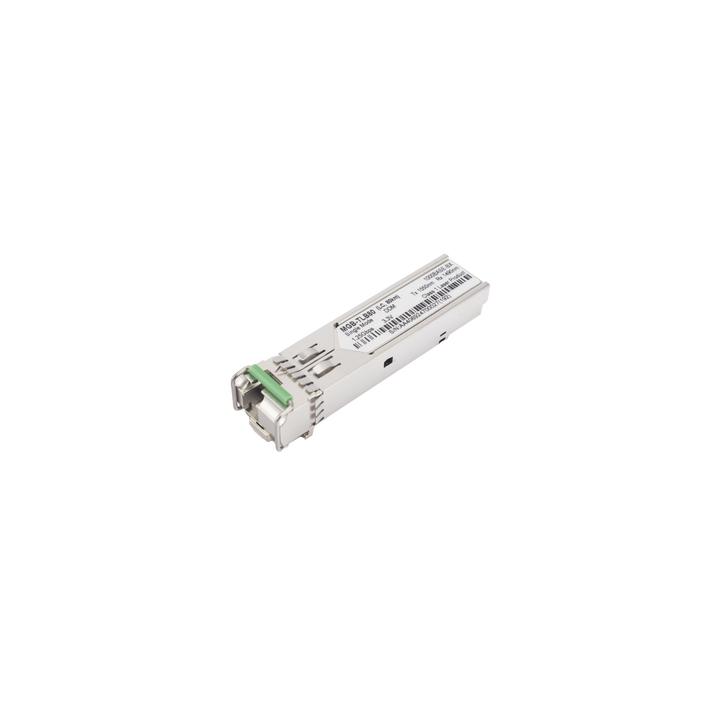 Módulo mini-GBIC SFP-Port 1000BASE-BX (WDM, TX:1550nm) - 80 km (-40~85 grados C)