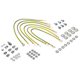 Kit de Accesorios de Tierra Física, Para Gabinetes ProLine, Incluye 6 Cables 12 AWG de 411 mm de Largo Con