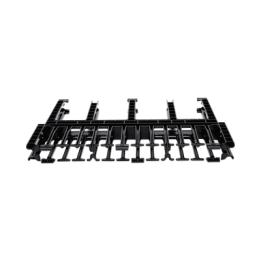 Organizador de Cables Horizontal NetManager de Alta Densidad, Doble (Frontal y Posterior), Para Rack de 19in, 1UR,