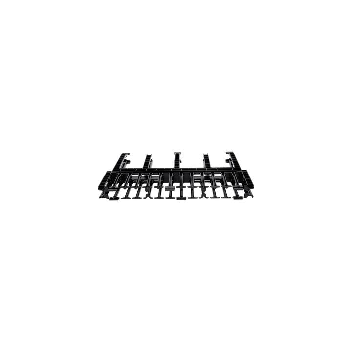 Organizador de Cables Horizontal NetManager de Alta Densidad, Doble (Frontal y Posterior), Para Rack de 19in, 1UR,