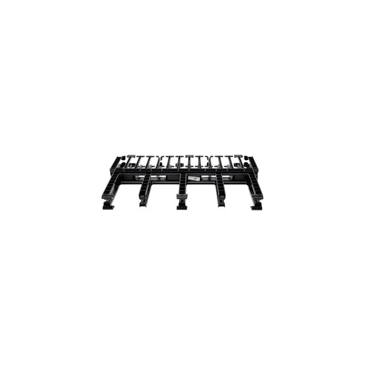Organizador de Cables Horizontal NetManager de Alta Densidad, Doble (Frontal y Posterior), Para Rack de 19in, 1UR,