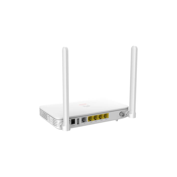 ONT GPON OptiXstar WiFi6 con 4 puertos GE + 1 POTS + 1 CATV, conector SC/APC