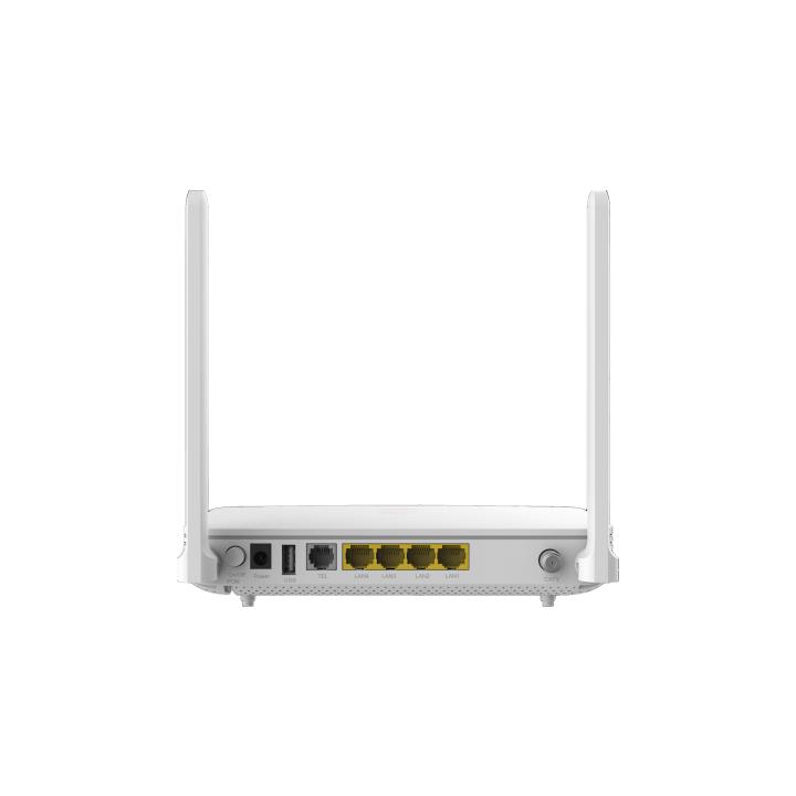ONT GPON OptiXstar WiFi6 con 4 puertos GE + 1 POTS + 1 CATV, conector SC/APC