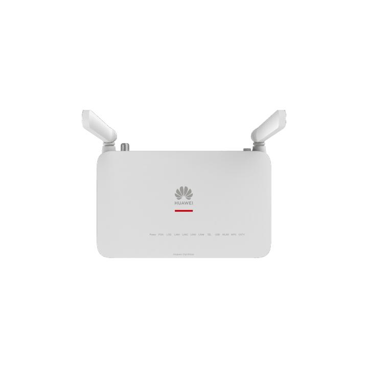 ONT GPON OptiXstar WiFi6 con 4 puertos GE + 1 POTS + 1 CATV, conector SC/APC