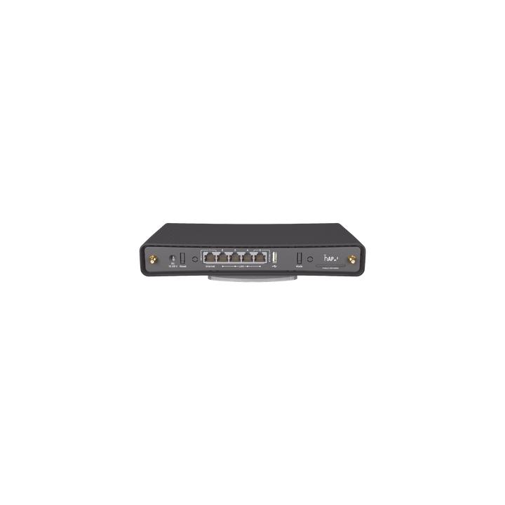 (hAP ac3)  Router inalámbrico de doble banda con 5 puertos Gigabit Ethernet y antenas externas de alta ganancia