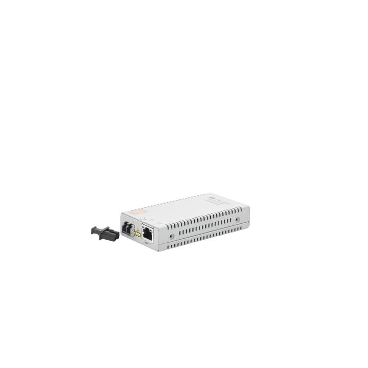 Convertidor de medios Gigabit Ethernet a fibra óptica, conector LC, multimodo (MMF), distancia de 220 hasta 500 m, con