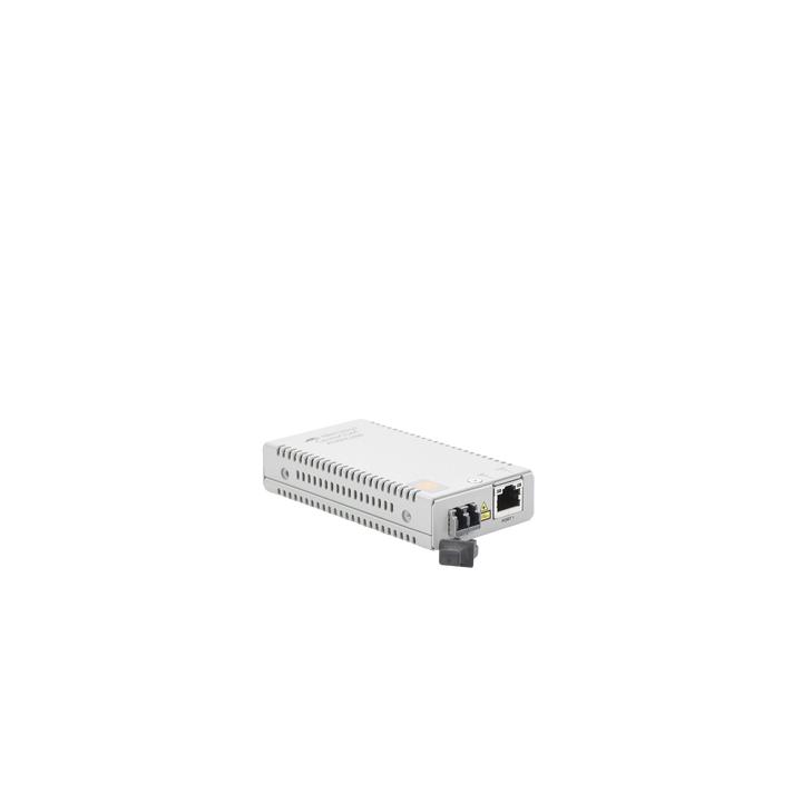 Convertidor de medios Gigabit Ethernet a fibra óptica, conector LC, multimodo (MMF), distancia de 220 hasta 500 m, con