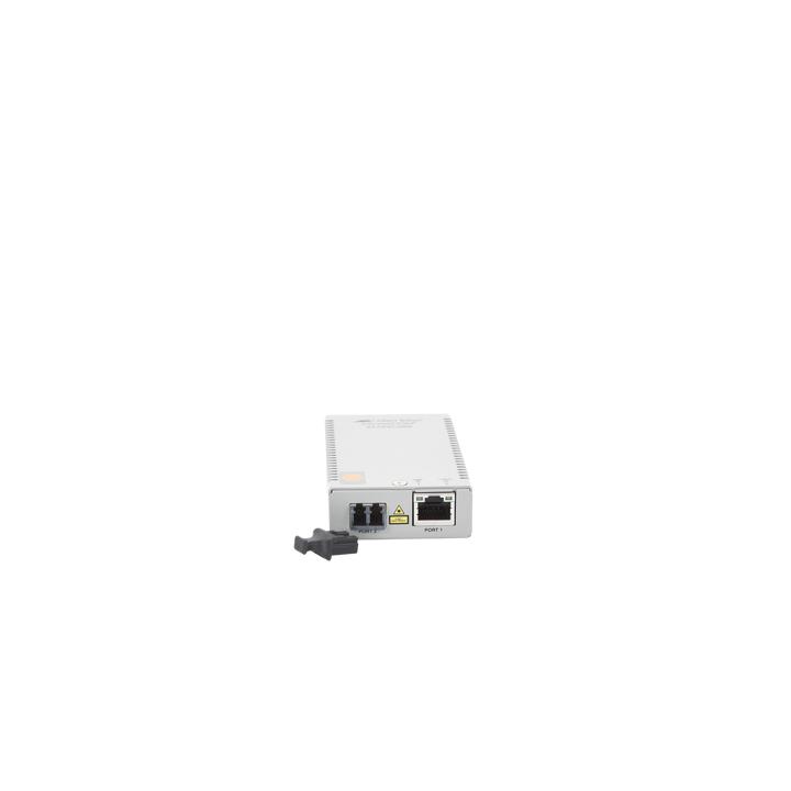 Convertidor de medios Gigabit Ethernet a fibra óptica, conector LC, multimodo (MMF), distancia de 220 hasta 500 m, con