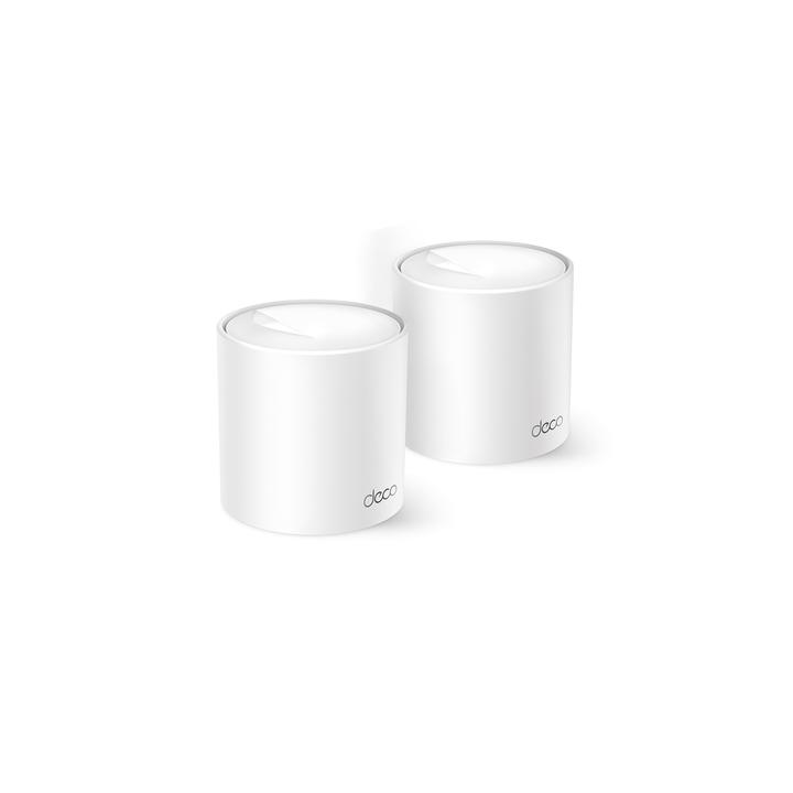 Kit 2 Routers Inalámbricos MESH Interior para Hogar / Doble Banda Wi-Fi 6 AX1500 Mbps / 2 Puerto Gigabit WAN/LAN / 2