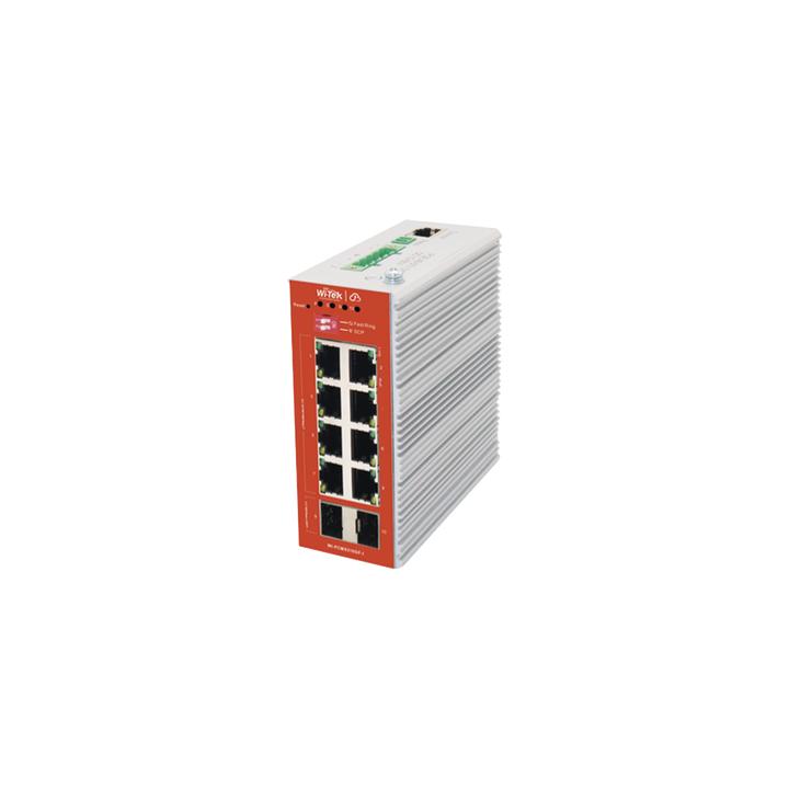 Switch L2+ PoE Industrial / Administración Cloud-Web-CLI / 8 Puertos PoE af/at 100/1000 Mbps / 2 Puertos SFP Gigabit /