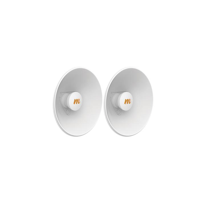 Par de Antenas Modulares Dual Slant, 4.9 - 6.4 GHz, Dimensiones (27 cm), Apertura 45°, Ganancia de 20 dBi, Diseñadas