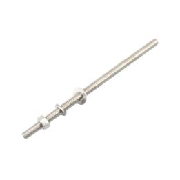 Kit de 10 Varillas Roscadas de 3/8 x 8 in, con Arandelas Planas, Arandelas de Seguridad y Tuercas.