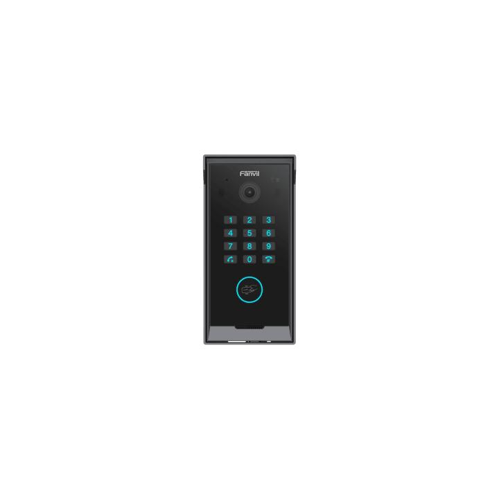 Videoportero Slim IP SIP con Cámara HD, IP IP65, Teclado Numérico y Relé, Apertura por BLE, Tarjeta, Remoto,