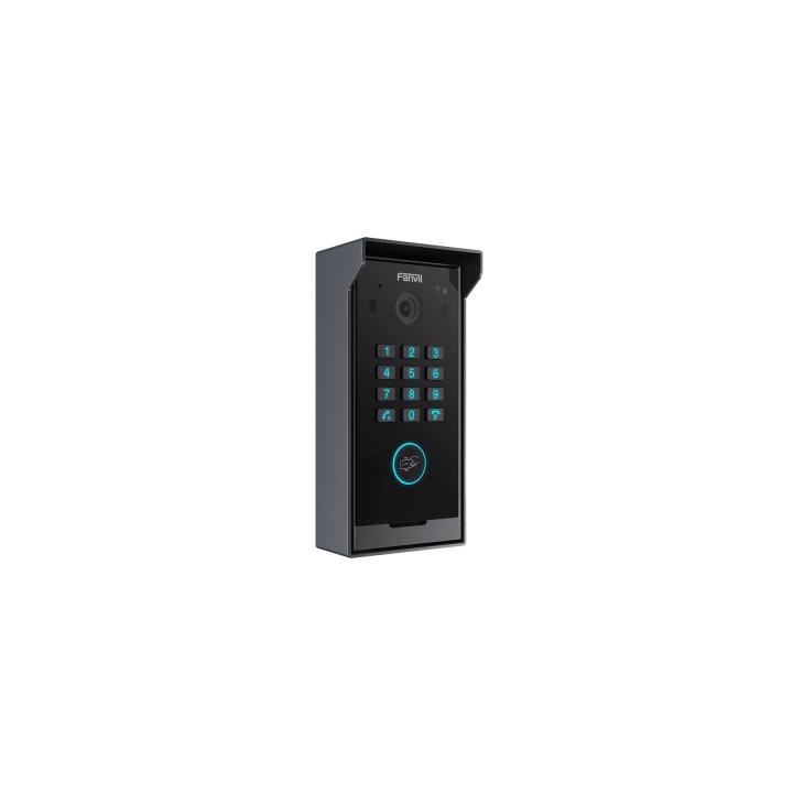 Videoportero Slim IP SIP con Cámara HD, IP IP65, Teclado Numérico y Relé, Apertura por BLE, Tarjeta, Remoto,