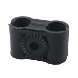 Paquete de 10 Sujetadores Plasticos Para Cable Coaxial de 1/2"