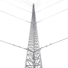 Kit de Torre Arriostrada de Piso de 21 m Altura con Tramo STZ35G Galvanizada por Inmersión en Caliente (No incluye