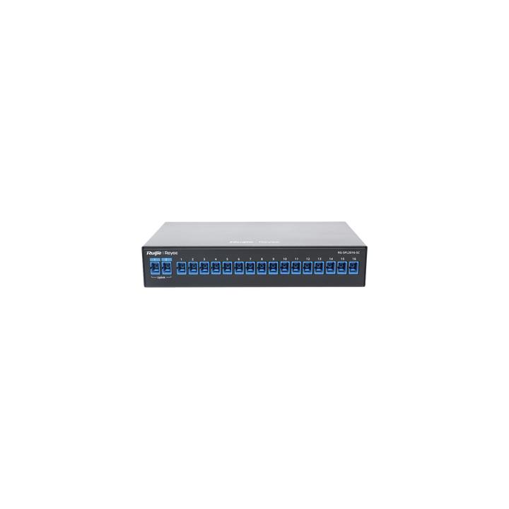 e-Lighten Splitter Pasivo 2/16, Puertos PON SC/UPC, Frecuencias soportadas de 1260nm a 1650nm con hasta 500 mW de