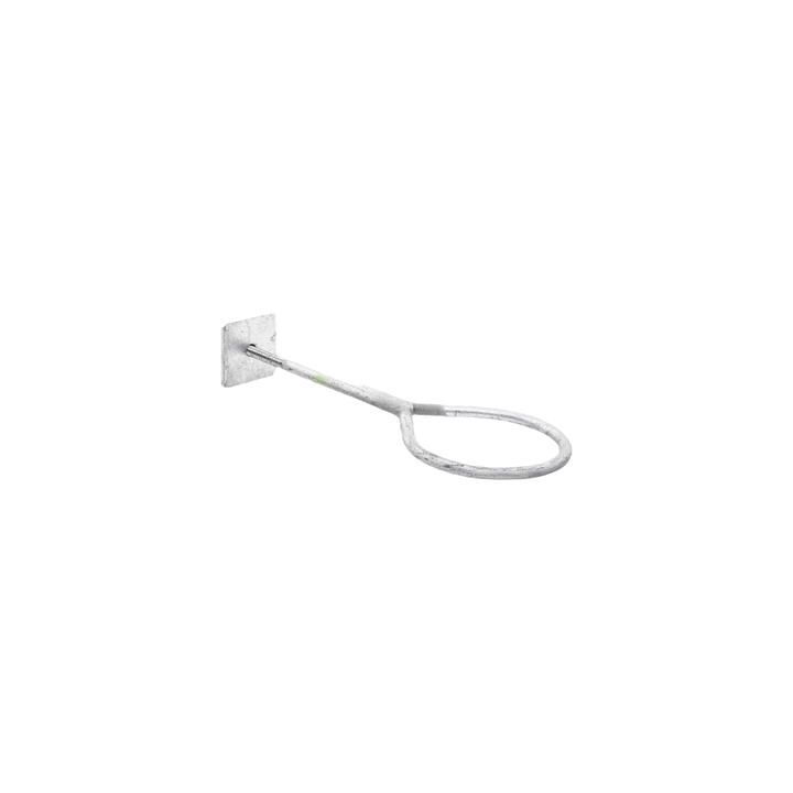 Ancla con Aro, largo: 40 cm. de 1/2" de espesor para Losa o Pared. Galvanizado por Inmersión.