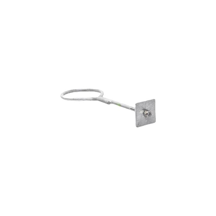 Ancla con Aro, largo: 40 cm. de 1/2" de espesor para Losa o Pared. Galvanizado por Inmersión.