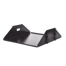 Charola Doble Para Soportar Equipo en Racks de 432 mm de Profundidad, de 19in, 3UR, Color Negro