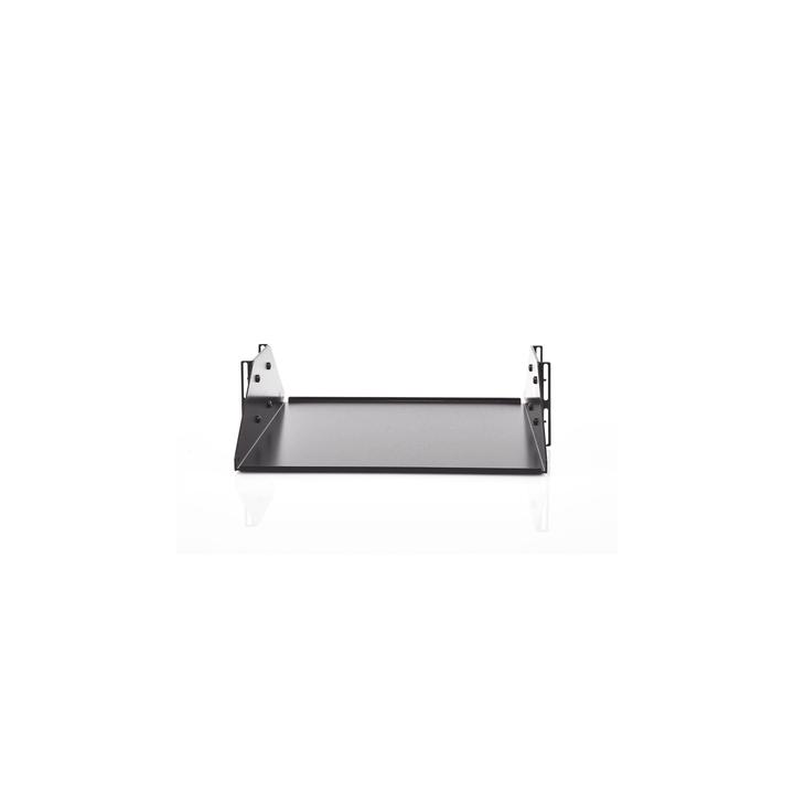 Charola Doble Para Soportar Equipo en Racks de 432 mm de Profundidad, de 19in, 3UR, Color Negro
