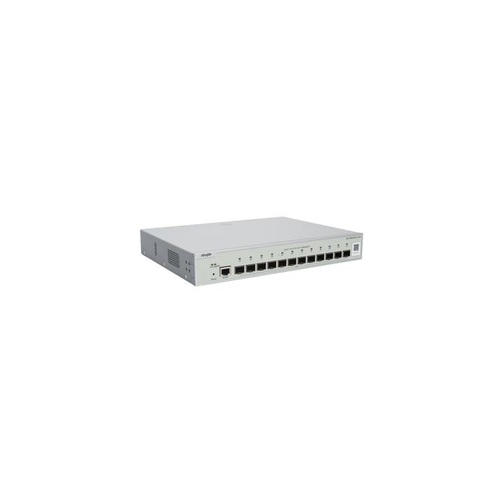 Switch Administrable Full Aggregation Capa 3, 12 Puertos SFP+ 10G y un Puerto MGMT