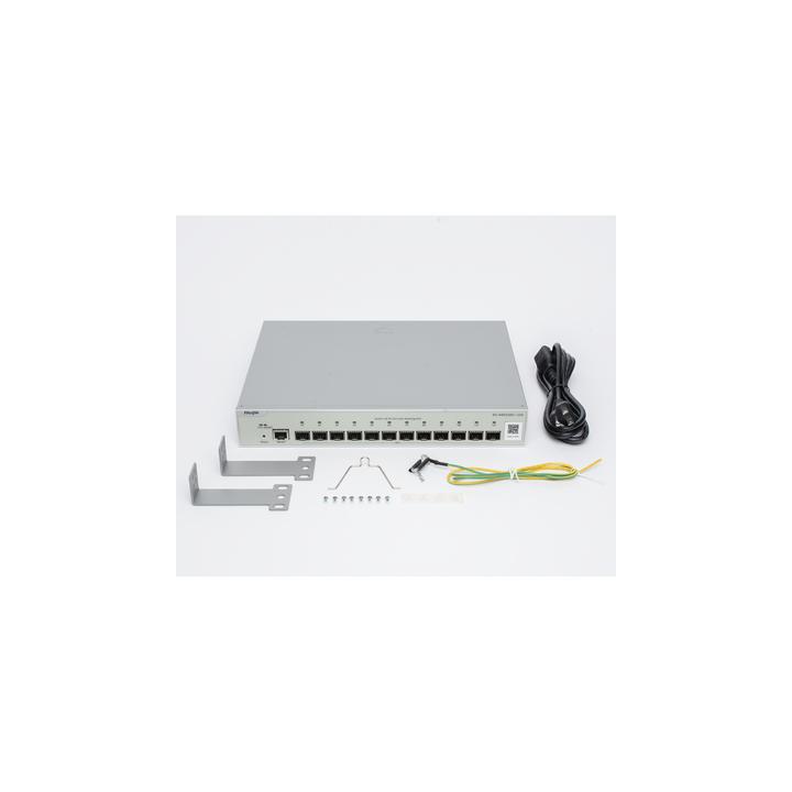 Switch Administrable Full Aggregation Capa 3, 12 Puertos SFP+ 10G y un Puerto MGMT