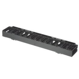 Organizador de Cables Horizontal NetManager, Sencillo (Solo Frontal), Para Rack de 19in, 1UR