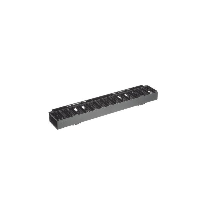 Organizador de Cables Horizontal NetManager, Sencillo (Solo Frontal), Para Rack de 19in, 1UR