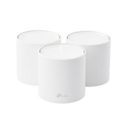 Kit 3 Routers Inalámbricos MESH Interior para Hogar / Doble Banda Wi-Fi 6 AX1800 Mbps / 2 Puerto Gigabit WAN/LAN / 2