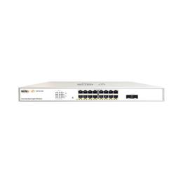Switch Administrable PoE  / 16 puertos PoE af/at Gigabit /  2 x SFP Gigabit / Administración Cloud Gratuita /