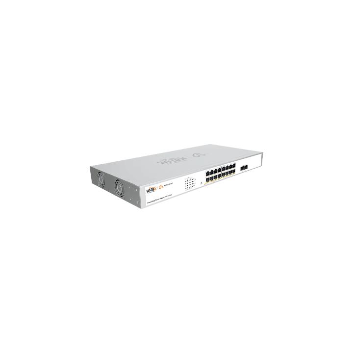 Switch Administrable PoE  / 16 puertos PoE af/at Gigabit /  2 x SFP Gigabit / Administración Cloud Gratuita /