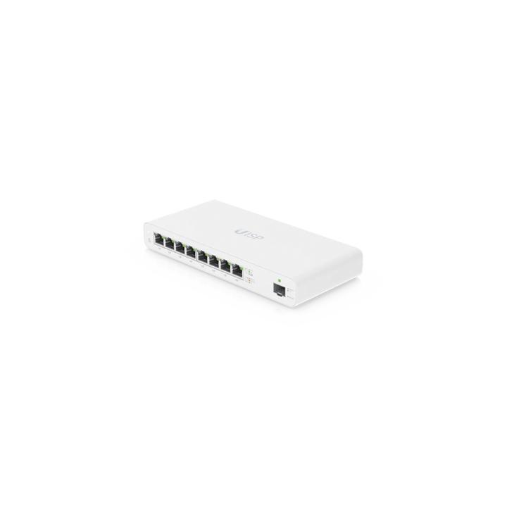 UISP Switch Gigabit PoE Pasivo de Capa 2 con 8 Puertos para Implementaciones MicroPoP