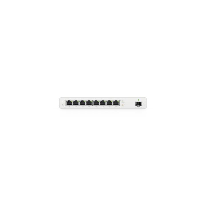 UISP Switch Gigabit PoE Pasivo de Capa 2 con 8 Puertos para Implementaciones MicroPoP