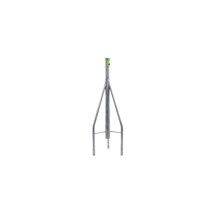 Tramo de Remate (Copete) para Tramo STZ-30 Galvanizado Electrolítico con Opresores para Pararrayo.