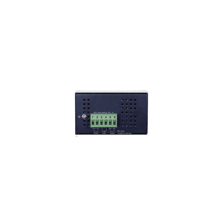 Convertidor de Medios Industrial de 2 Puertos SFP 100/1000X a 2 Puertos RJ45 10/100/1000T 802.3bt PoE++