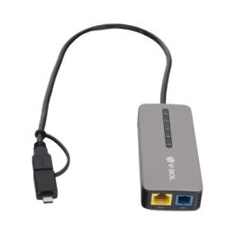 ONU Bridge Dual GPON/EPON USB Portátil / 1 puerto RJ45 2.5Gbps / 1 puerto USB