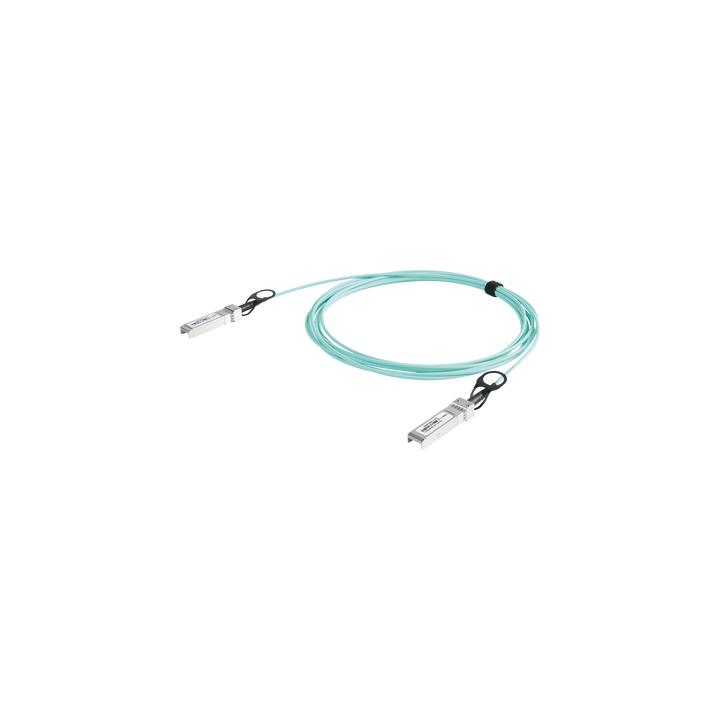 Cable AOC SFP+ de 1&10 Gbps a 1&10 Gbps / Cable de fibra óptica Activo / Longitud: 5 metros